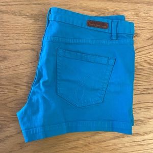 Calvin Klein - Turquoise Denim Shorts